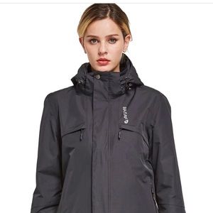 BALEAF ladies 2in 1 jacket , Navy Blue size large